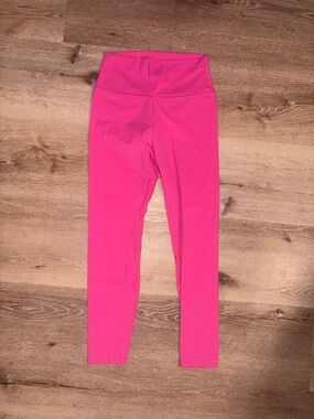 CRZ YOGA Hibiscus Purple High-Waist Leggings